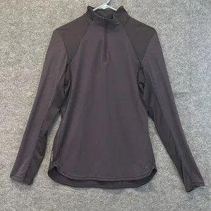 THE NORTH FACE FlashDry Quarter Zip Pullover Women’s Medium‎ Purple Long Sleeve thumbnail 1