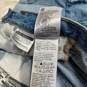 LEVI'S 501 MEDIUM WASH BLUE DENIM SHORTS BUTTON FLY HIGH RISE CASUAL BASIC Y2K thumbnail 5