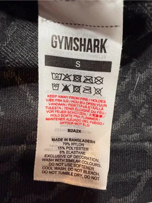 Gymshark Animal Adapt Women’s High Waist Sz Small Shorts, Booty Scrunch thumbnail 7
