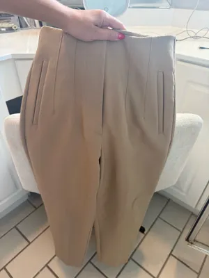 ZARA High-Waisted Work Pants thumbnail 3