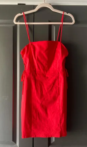 ZARA Micro Mini Red Dress NWT thumbnail 1