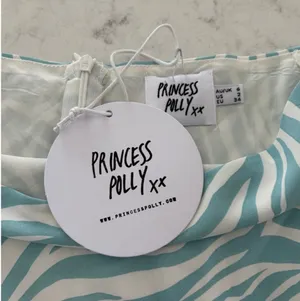 Princess Polly Teal Zebra Mini Skirt thumbnail 3