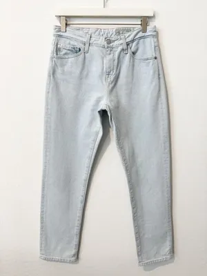 Adriano Goldschmied Ex Boyfriend Jeans Size 25 Slouchy Slim Denim Light Wash thumbnail 3