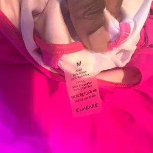 Eomenie One Piece Swimsuit‎ Cut Out Ruched Tummy Control Hot Pink M thumbnail 4