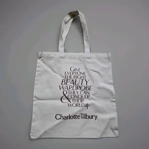 Charlotte Tilbury Pillow Talk Canvas Tote Bag Lip Logo Lipstick Graphic Logo thumbnail 3
