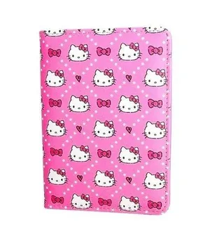 Hello Kitty Faux-Quilt Pink Passport Holder NWT thumbnail 1