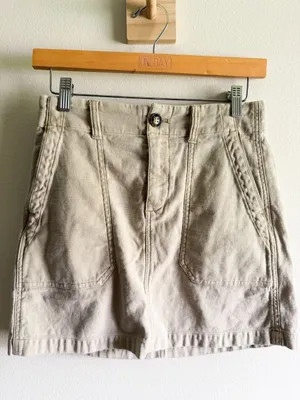 Faherty Stretch Surplus Mini Skirt Size 2 thumbnail 5
