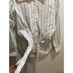 Anthropologie Eva Franco NWT Small Women Striped Front Tie Button Down Shirt thumbnail 4