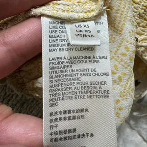 Free People 100%Viscose Little Of Your Love Yellow Floral Jumpsuit Size XS L-20 thumbnail 14