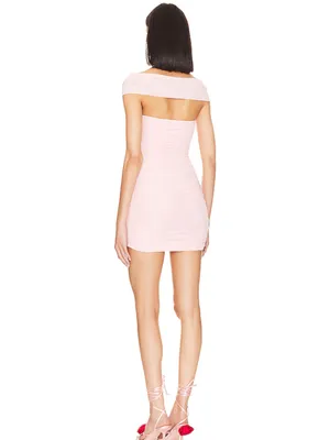 More To Come Revolve Neena Mini Dress in Light Pink Small NEW $78 thumbnail 3