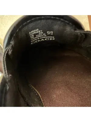 Coach Chrissy Signature Monogram Slip-On Sneakers Black Gray Women's Size 8B thumbnail 6