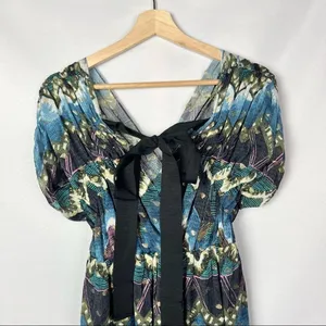 Anthropologie TRYB Markus Brevick Printed‎ Maxi Dress XS $188 thumbnail 7