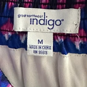 Great Northwest‎ Indigo Striped Strapless Maxi Dress Medium thumbnail 4