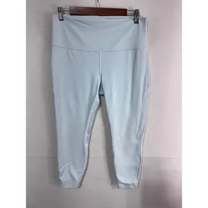 Lululemon 14 Icing Blue Leggings Women Align High Rise 23 Inch Crop Double Lined thumbnail 5