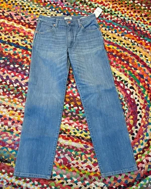 NWT Wrangler Baby Blue Sunset Classic Straight 651 Western Rodeo Denim Jeans thumbnail 1