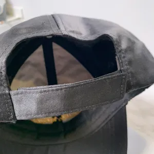 Fiesta Siesta Tequila Repeat Embroidered Black Satin Structured Baseball Cap thumbnail 9