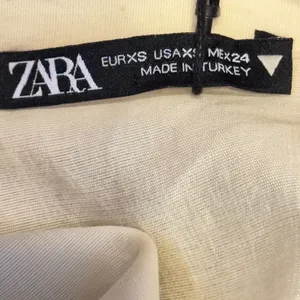 1353 | NWT Zara‎ Lyocell Blend Button Down Blouse Cream Womens XS thumbnail 3