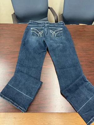 Wrangler Q-Baby Ultimate Riding Mid Rise Boot Cut Jeans Size 11/12x32 thumbnail 3