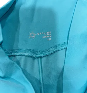 Offline by aerie the real me blue/teal short/skort size small thumbnail 3