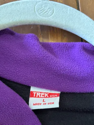 Vintage Trek Bicycle Jacket Blue Size L thumbnail 7