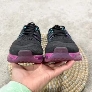 Nike Women’s Air Max 2015 Sneakers Shoes 698903-004 in Clearwater Black Purple 9 thumbnail 7