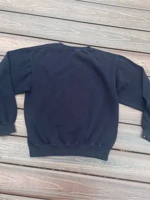 Brandy Melville Navy Crewneck with Light Blue 'LOS ANGELES' sweater thumbnail 10
