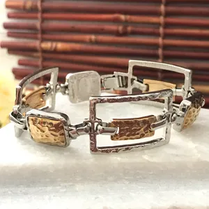 Lia Sophia Link Bracelet Silver & Gold Tone thumbnail 2