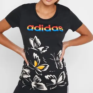 Adidas x Farm Rio black butterfly t-shirt thumbnail 1
