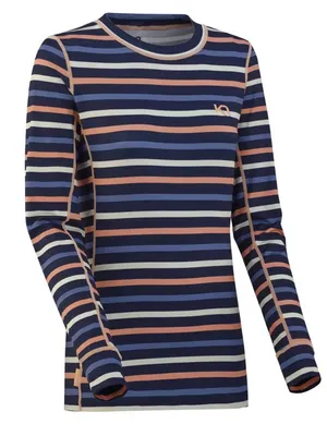 KARI TRAA Sjølvsagt Long sleeve multi color women’s top‎ size large thumbnail 1