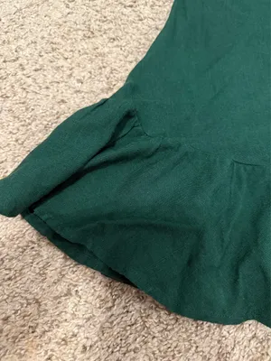 Selfie Leslie MEILANI A-LINE EMPIRE DRESS EMERALD FOREST GREEN thumbnail 6