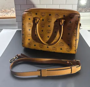 MCM Ella Boston Bag in Visetos - Pre-loved thumbnail 1