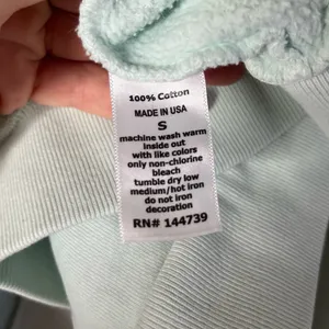 Roller Rabbit Mint Green Limited Edition Palm Beach Full Zip Hoodie Sweatshirt thumbnail 6