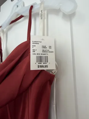 Burnt Sienna bridesmaid dress thumbnail 6