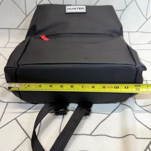 Hunter Original Topclip‎ Backpack NWT One Size Black Rubberized Water Resistant thumbnail 9