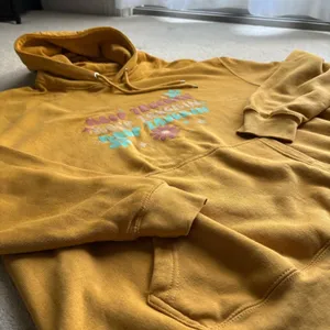 Mustard Yellow “Keep Truckin’” Graphic Hoodie thumbnail 5