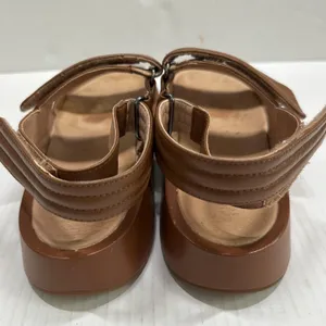 Madewell Emmalee Sandals Womens Size 9 39.5 Brown NW037 Quilted Strap Platform thumbnail 5
