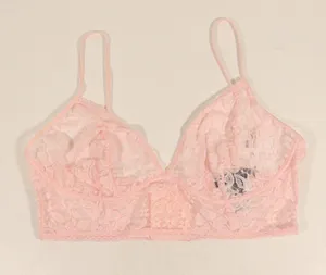 NWOT INC Concepts Blush Pink Lace Bralette Size Large thumbnail 2
