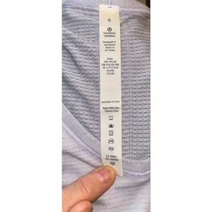 Lululemon Swiftly Tech Short Sleeve Top Womens 8 Purple Lightweight thumbnail 4