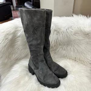 Born Women's Gabriella Suede Knee-High Boot Sz 8 thumbnail 2