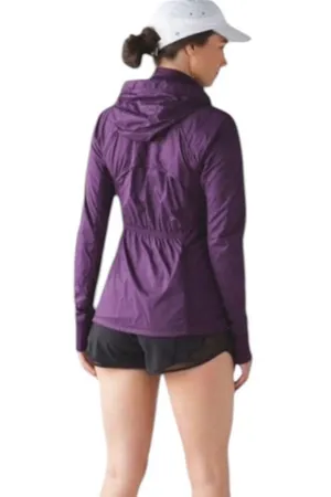 Lululemon Rush Hour Jacket Darkest Magenta Size 6 thumbnail 1