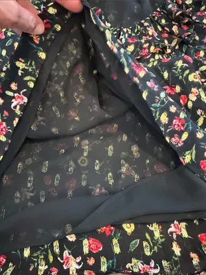 J. Crew Ruffleneck Top in Midnight Vintage Size Small - C36-068 thumbnail 8