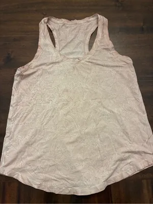 Lululemon Love Tank Top Women’s 8 Pink Summit Wash Smoky Topaz Shirt thumbnail 1