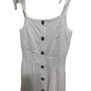 ADELYN RAE White Women's Janella Eyelet Maxi Dress Small‎ NWOT $155 thumbnail 3