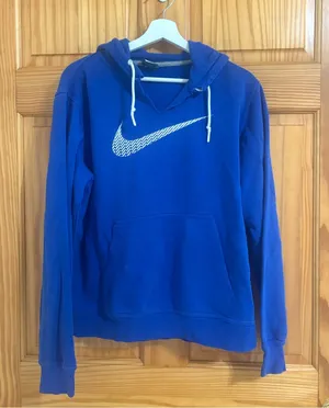 💜Nike Royal Blue Size Medium Hooded Sweatshirt thumbnail 1