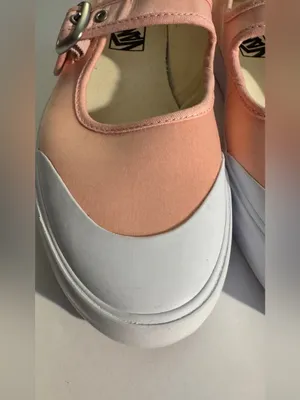 Vans Peach Mary Jane Platform Flats with Buckle size M6.5 W8 NWOB thumbnail 9