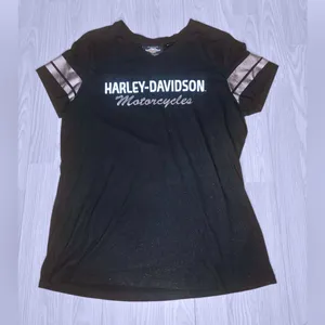 HARLEY DAVIDSON Women’s Jersey Style Sparkly Short Sleeve Tee thumbnail 3