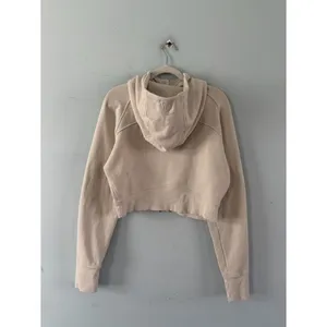 Lululemon Scuba Full Zip Cropped Hoodie Bone Off White Jacket‎ thumbnail 2