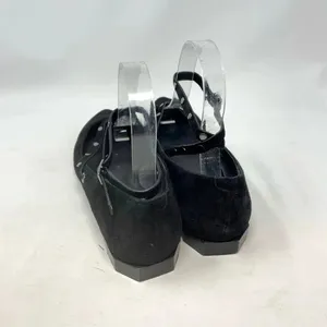 Rebecca Minkoff Faye Black Suede Studded‎ Pointed Toe Flats Size US 7.5 thumbnail 7