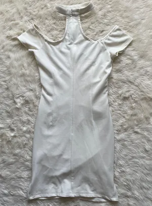 By The Way x Revolve Dress Cordelia Choker Ruched Mini Bodycon in White S thumbnail 5