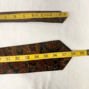 Bert Pulitzer Silk Mens Tie Multicolor Priestly Geometric Vintage Classic thumbnail 7
